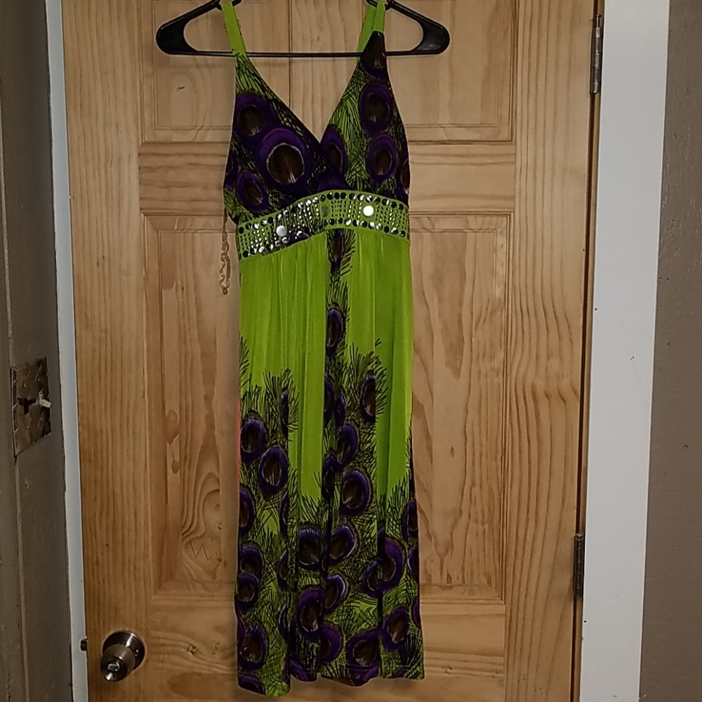 Peacock dress